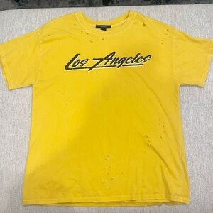 Gold Los Angeles Tee